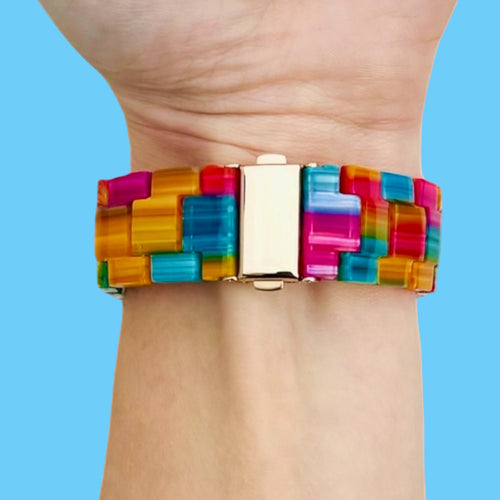 rainbow-oppo-watch-x2-mini-watch-straps-nz-resin-watch-bands-aus