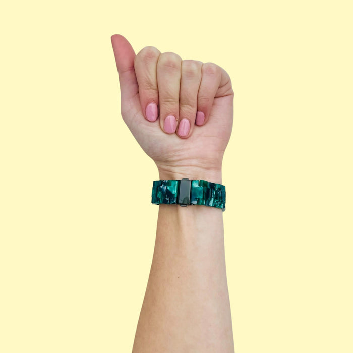 emerald-green-huawei-gt-42mm-watch-straps-nz-resin-watch-bands-aus