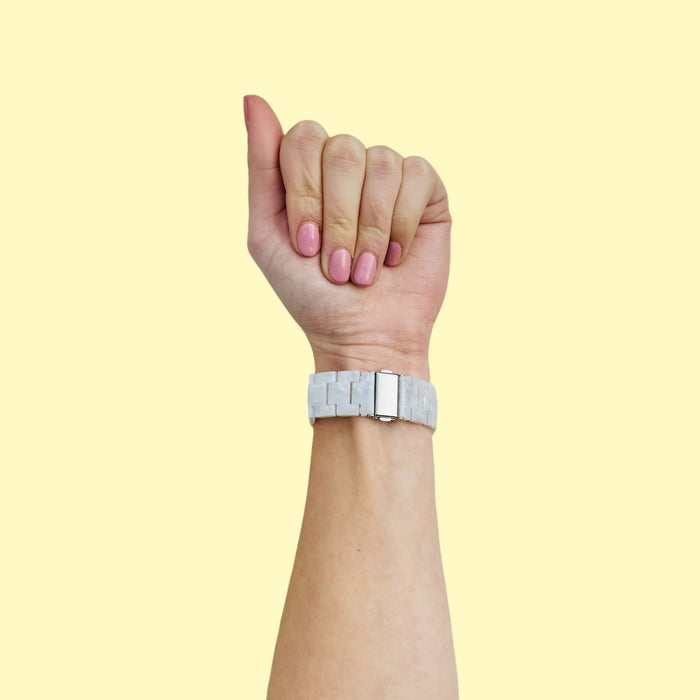 pearl-white-coros-vertix-watch-straps-nz-resin-watch-bands-aus