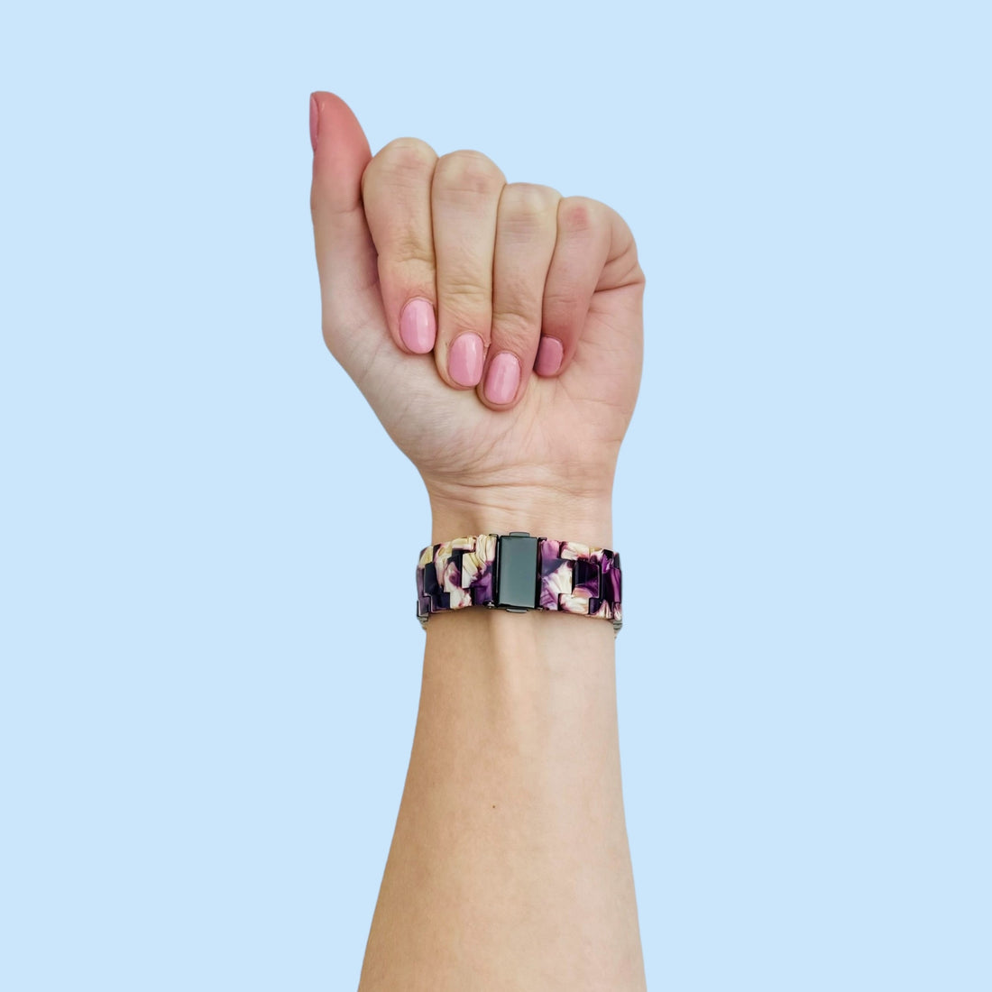 purple-swirl-garmin-forerunner-965-watch-straps-nz-resin-watch-bands-aus-991220
