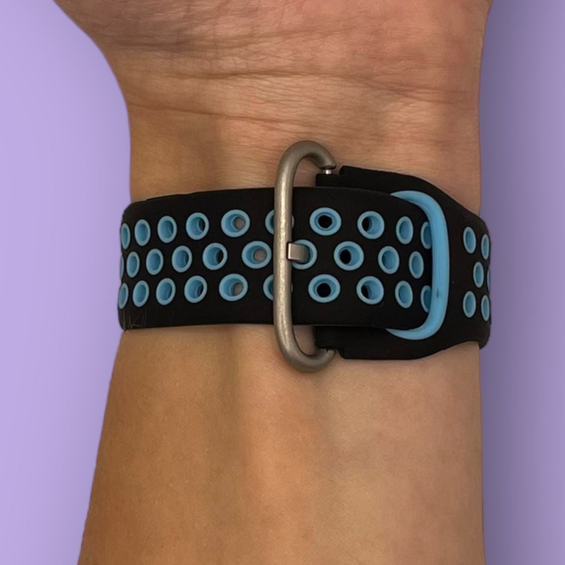 black-and-blue-garmin-forerunner-955-watch-straps-nz-silicone-sports-watch-bands-aus