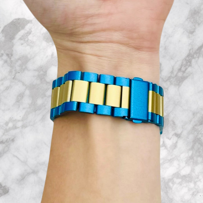 blue-gold-metal-garmin-venu-4-(41mm)-watch-straps-nz-stainless-steel-link-watch-bands-aus