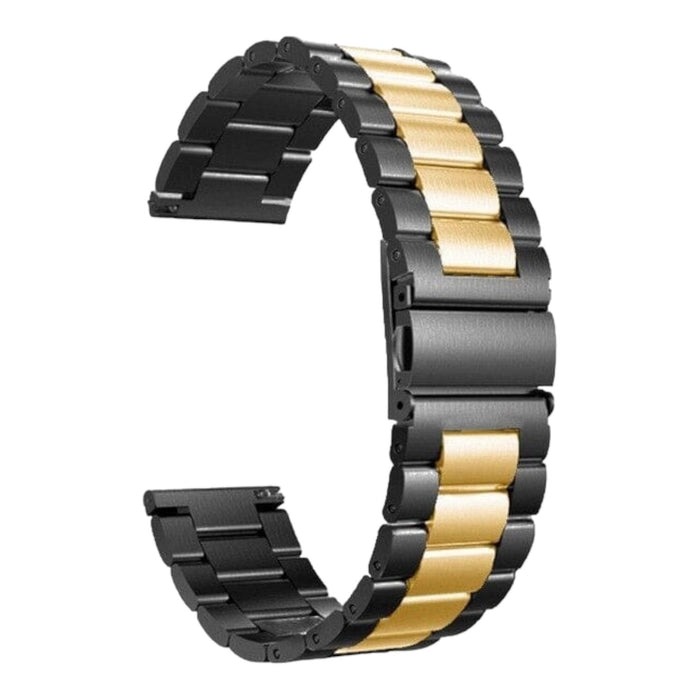 black-gold-metal-fossil-gen-4-watch-straps-nz-stainless-steel-link-watch-bands-aus