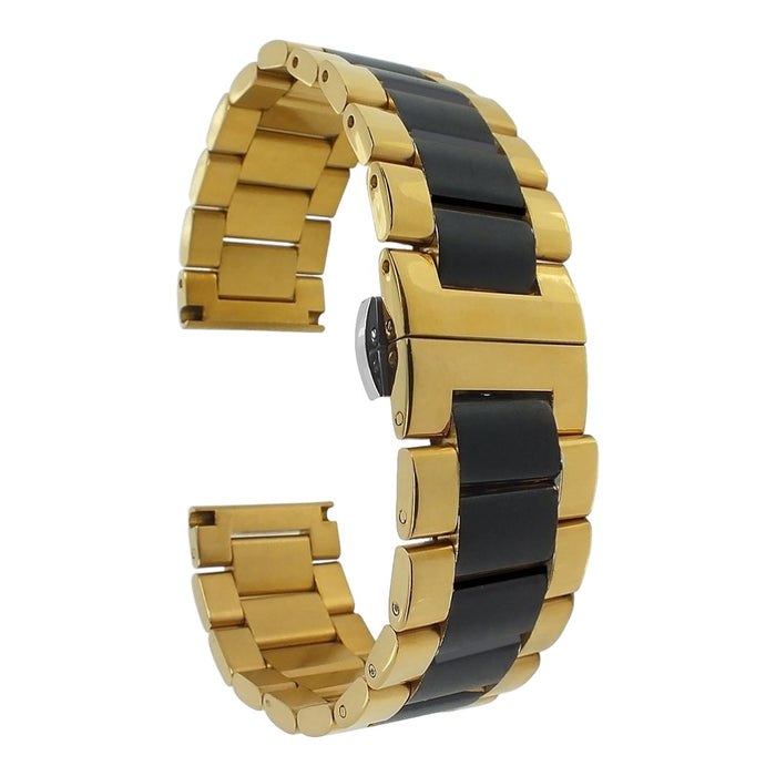 gold-black-metal-thehorse-18mm-range-watch-straps-nz-stainless-steel-link-watch-bands-aus