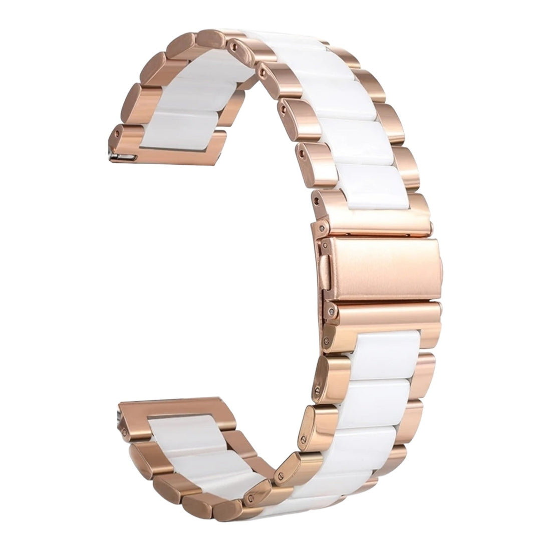 rose-gold-white-metal-garmin-approach-s70-(47mm)-watch-straps-nz-stainless-steel-link-watch-bands-aus