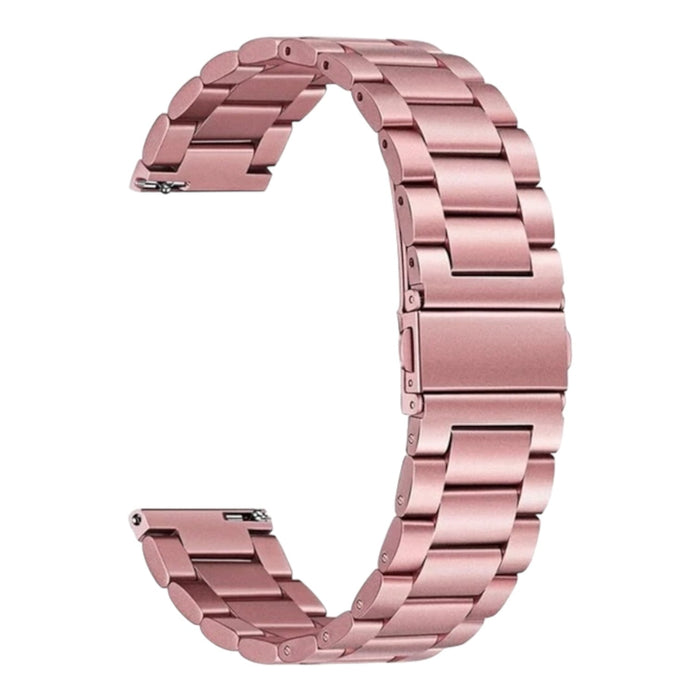 rose-pink-metal-amazfit-22mm-range-watch-straps-nz-stainless-steel-link-watch-bands-aus