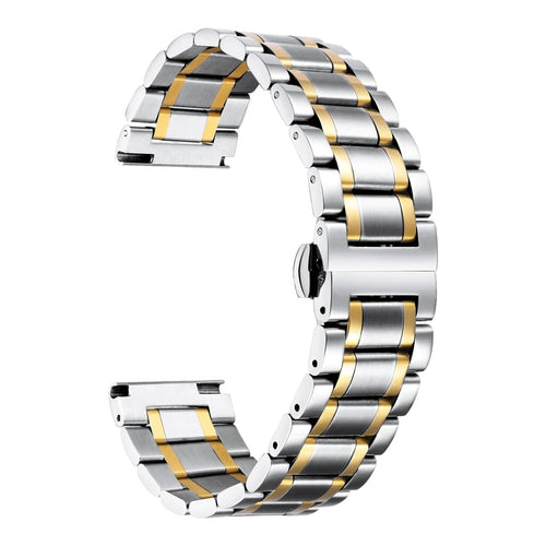 silver-gold-stripe-metal-swiss-military-22mm-range-watch-straps-nz-stainless-steel-link-watch-bands-aus