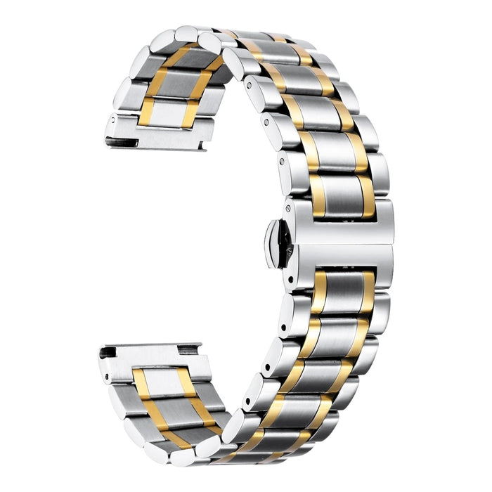 silver-gold-stripe-metal-swiss-military-22mm-range-watch-straps-nz-stainless-steel-link-watch-bands-aus