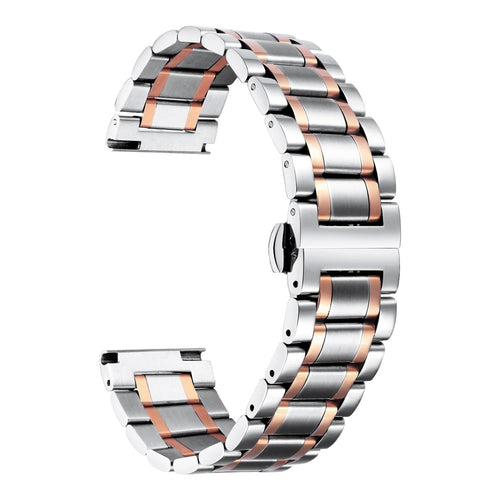 silver-rose-gold-stripe-metal-thehorse-18mm-range-watch-straps-nz-stainless-steel-link-watch-bands-aus