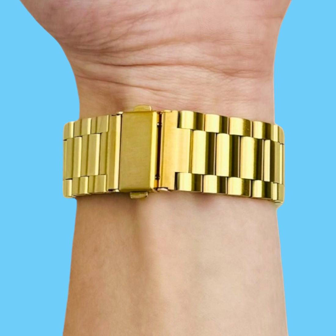 gold-metal-garmin-venu-x1-watch-straps-nz-stainless-steel-link-watch-bands-aus