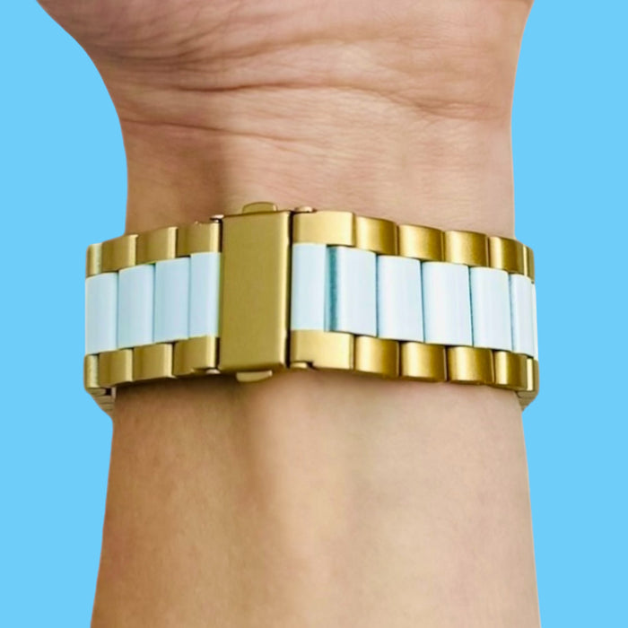 gold-white-metal-huawei-watch-3-watch-straps-nz-stainless-steel-link-watch-bands-aus