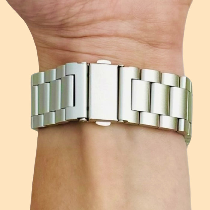 vintage-gold-metal-xiaomi-amazfit-t-rex-ultra-watch-straps-nz-stainless-steel-link-watch-bands-aus