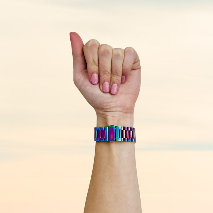 colourful-metal-xiaomi-amazfit-pace-pace-2-watch-straps-nz-stainless-steel-link-watch-bands-aus