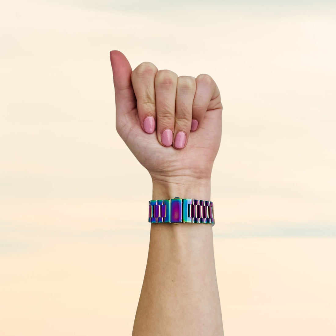 colourful-metal-garmin-venu-x1-watch-straps-nz-stainless-steel-link-watch-bands-aus