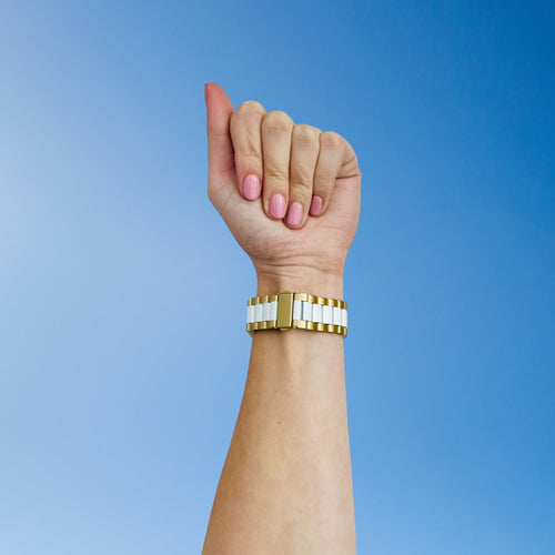 gold-white-metal-fitbit-charge-6-watch-straps-nz-stainless-steel-link-watch-bands-aus