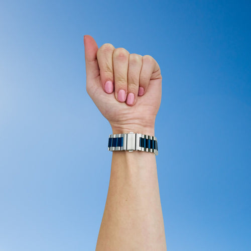 silver-blue-metal-polar-vantage-m3-watch-straps-nz-stainless-steel-link-watch-bands-aus