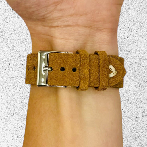 brown-white-samsung-galaxy-watch-fe-watch-straps-nz-suede-watch-bands-aus
