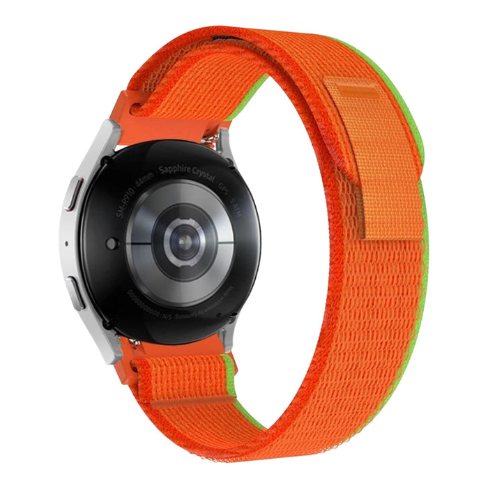 orange-green-google-pixel-watch-4-(45mm)-watch-straps-nz-trail-loop-watch-bands-aus