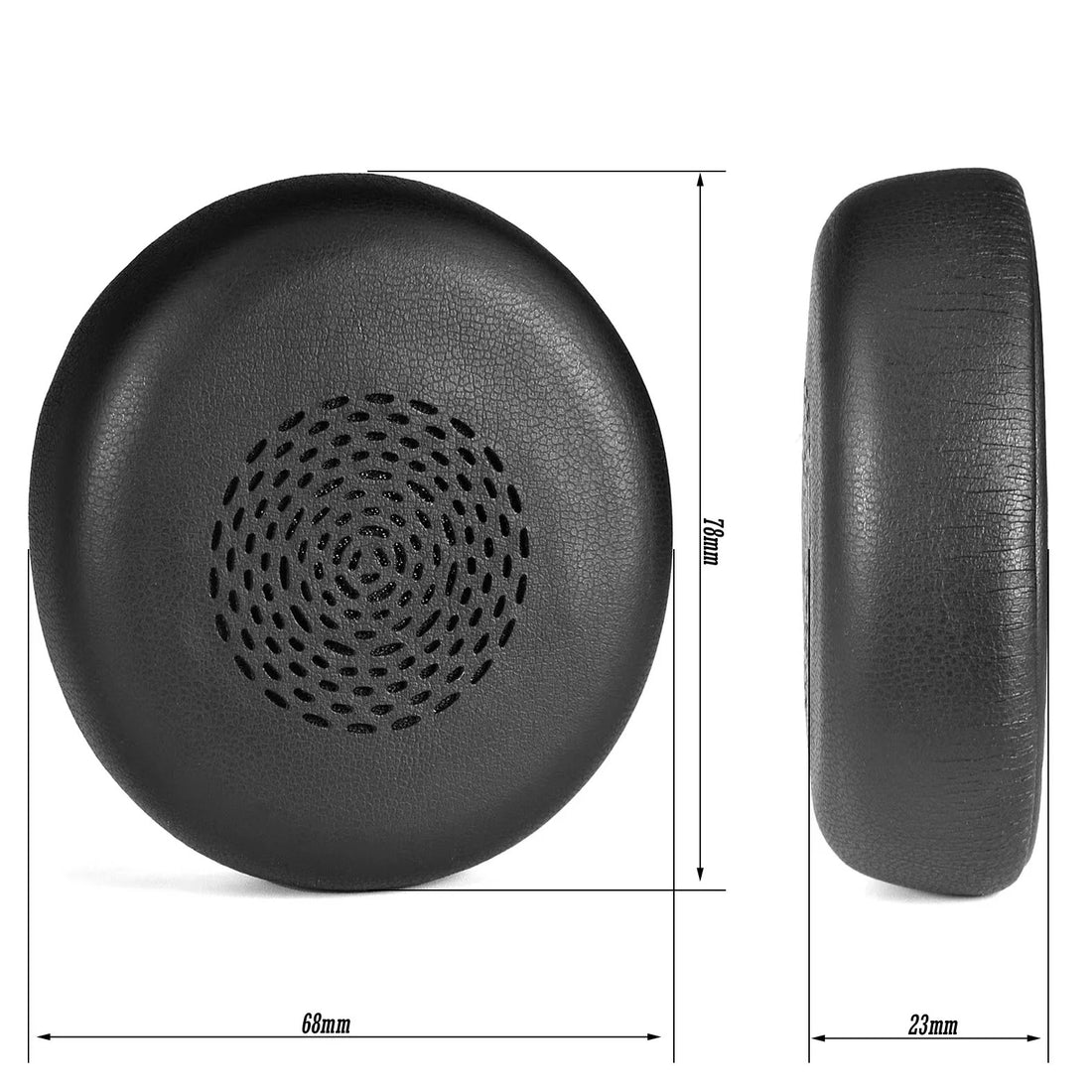 black-jabra-evolve2-75-replacement-ear-pads-cushions-foam-27599