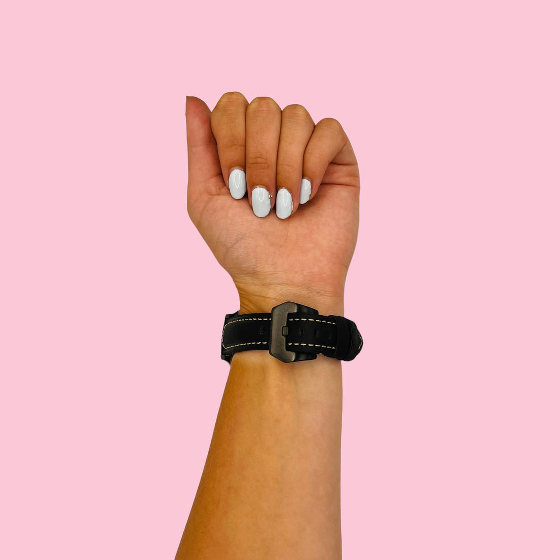 black-black-buckle-garmin-enduro-watch-straps-nz-retro-leather-watch-bands-aus