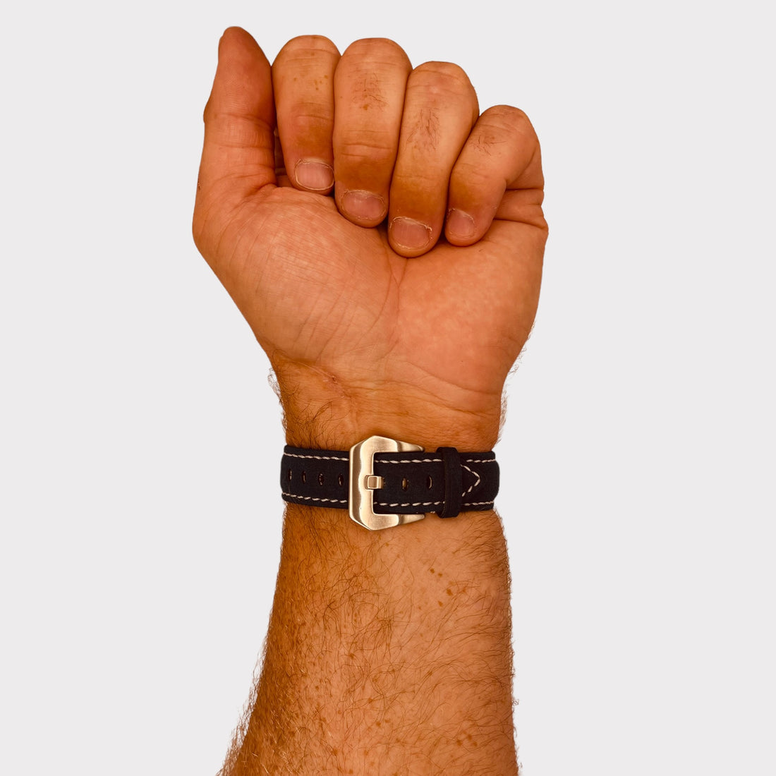 black-silver-buckle-ryze-gene-watch-straps-nz-retro-leather-watch-bands-aus