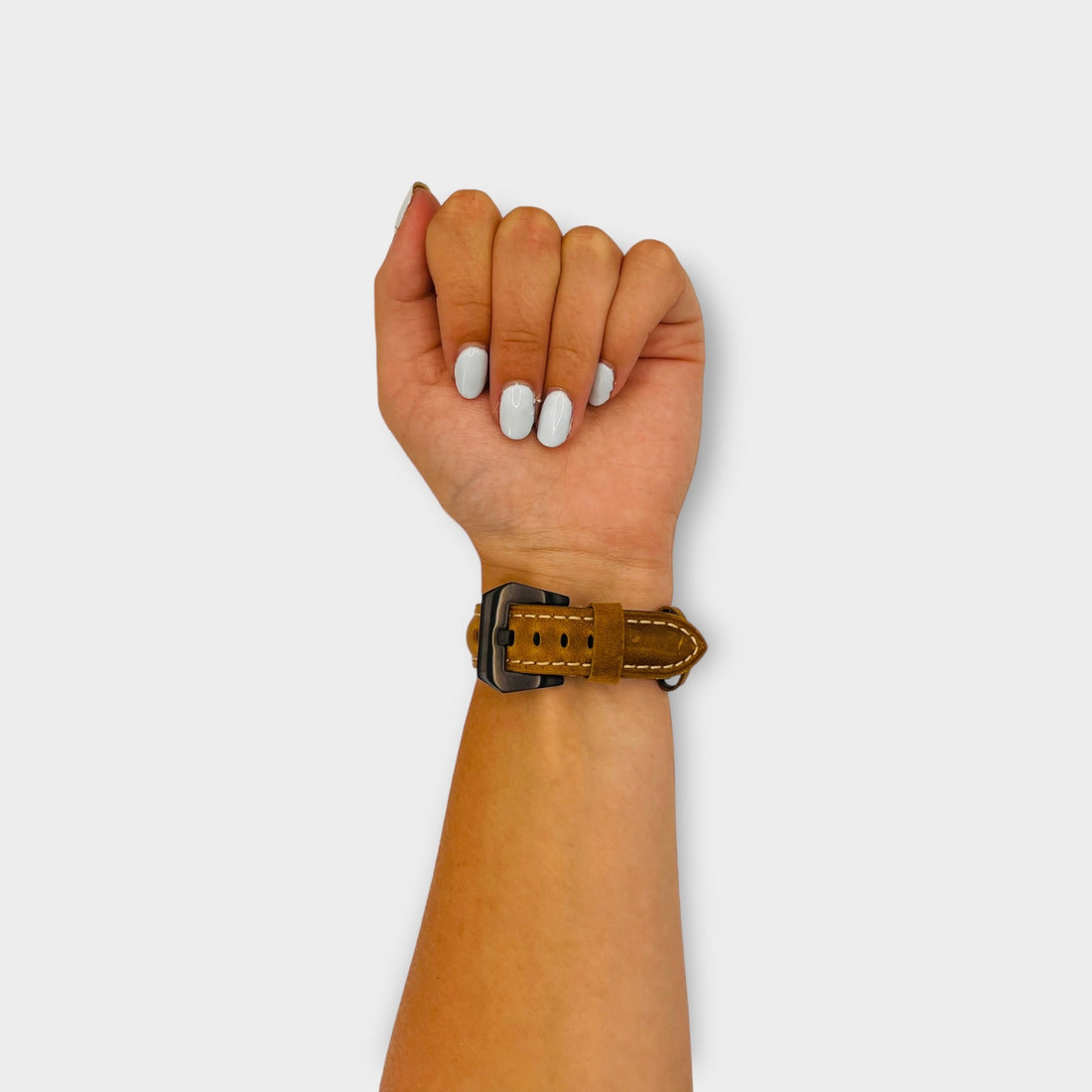 brown-black-buckle-garmin-venu-x1-watch-straps-nz-retro-leather-watch-bands-aus