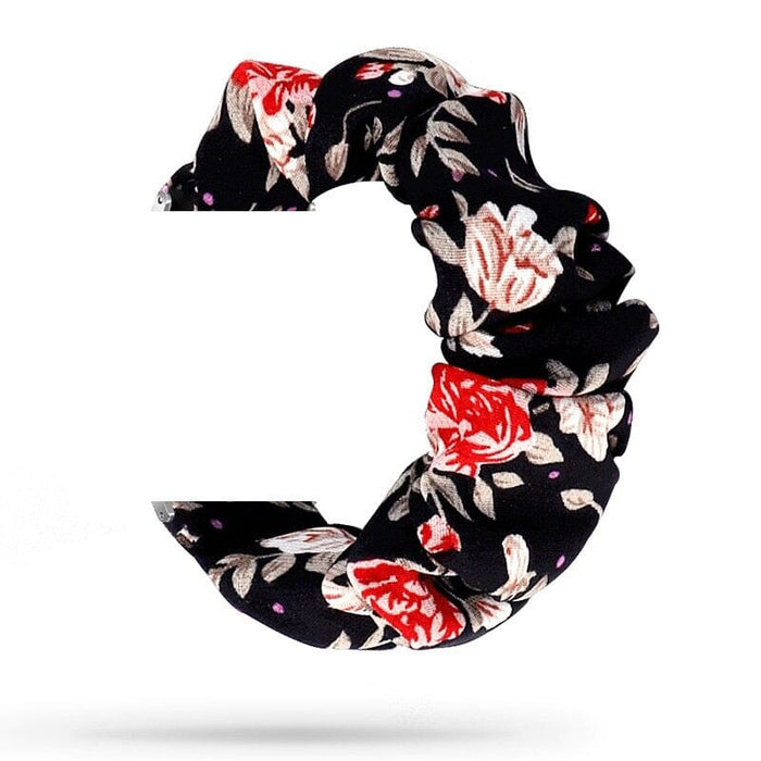 flora-black-garmin-descent-mk-2-mk-2i-watch-straps-nz-scrunchies-watch-bands-aus