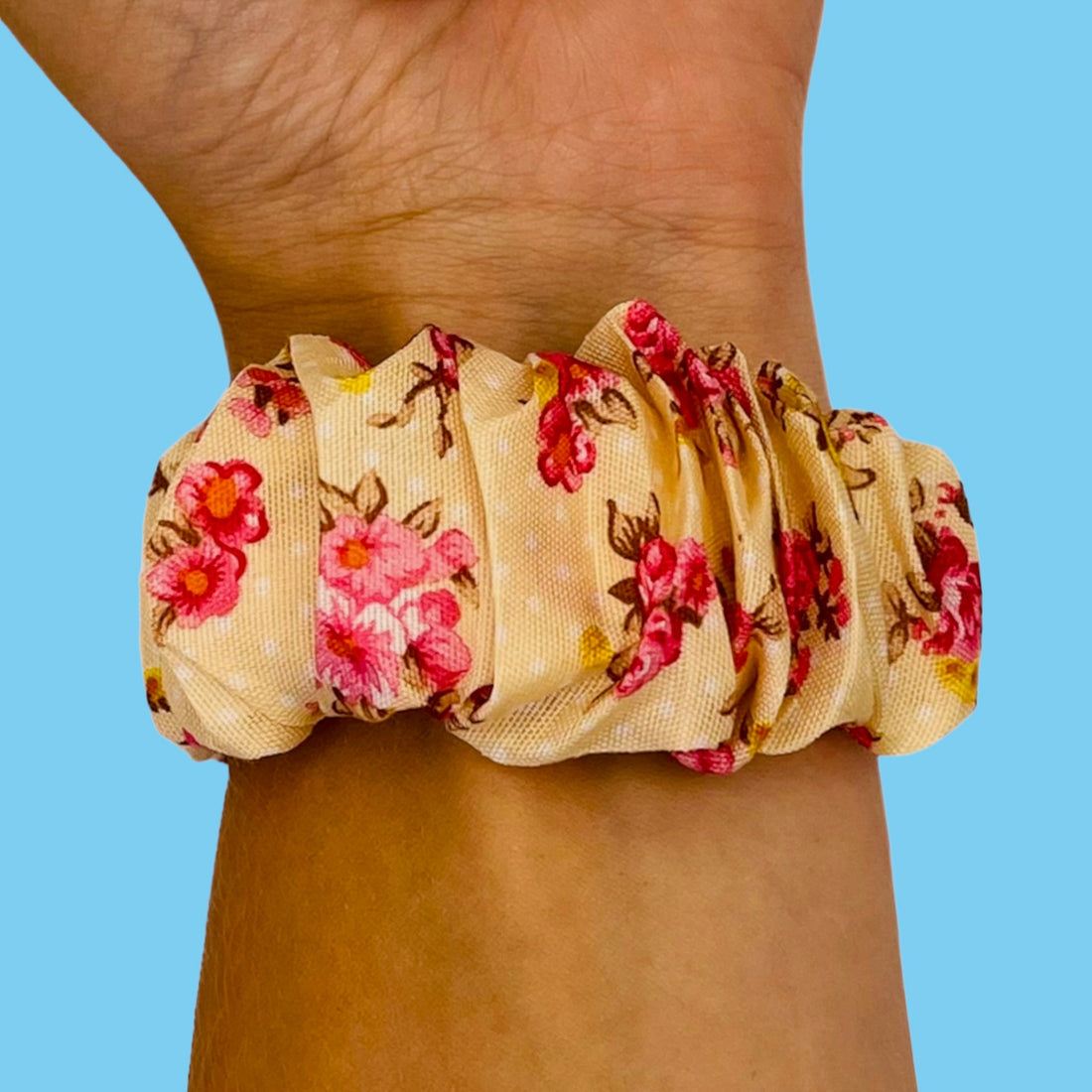 pink-flower-garmin-forerunner-570-(47mm)-watch-straps-nz-scrunchies-watch-bands-aus-995882