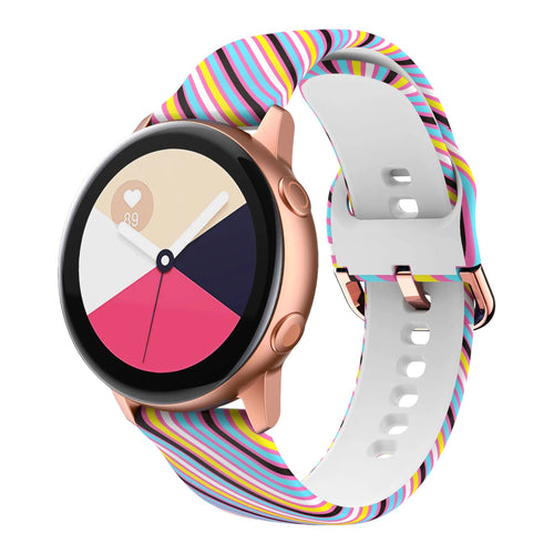stripe-garmin-forerunner-165-watch-straps-nz-pattern-straps-watch-bands-aus