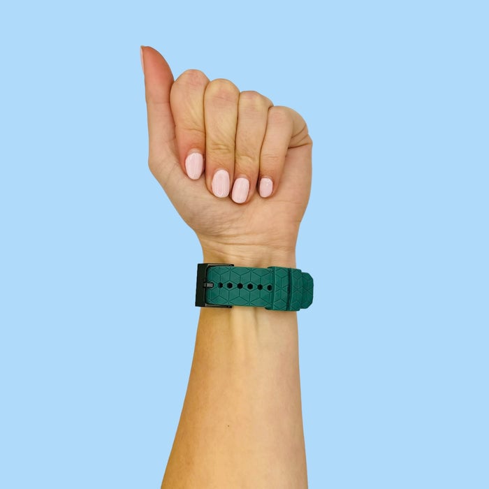 stone-green-hex-pattern-withings-move-move-ecg-watch-straps-nz-silicone-football-pattern-watch-bands-aus
