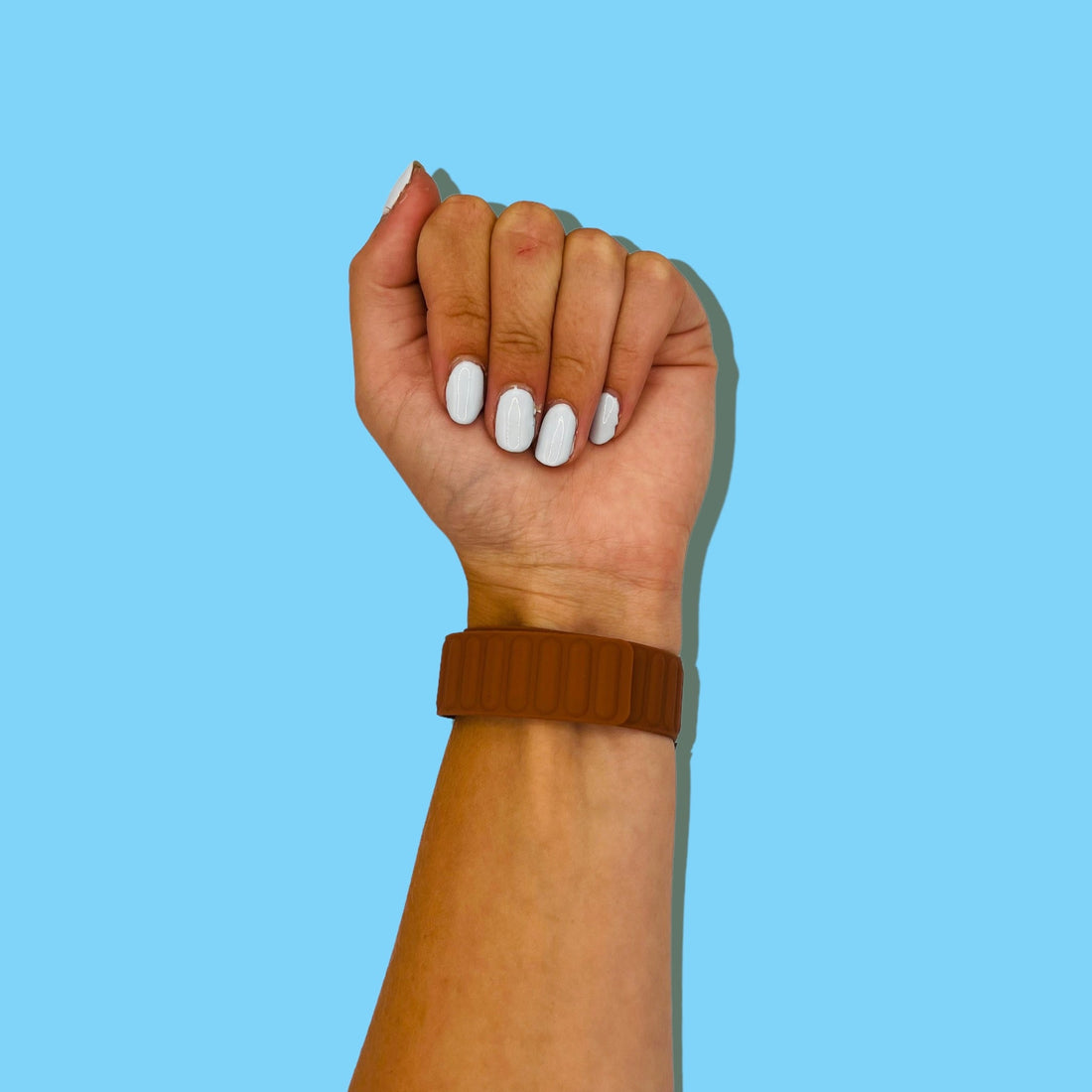 brown-garmin-venu-x1-watch-straps-nz-magnetic-silicone-watch-bands-aus