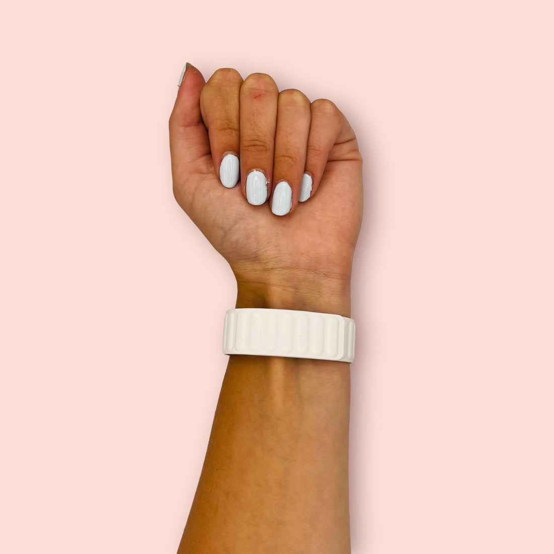 white-garmin-venu-x1-watch-straps-nz-magnetic-silicone-watch-bands-aus