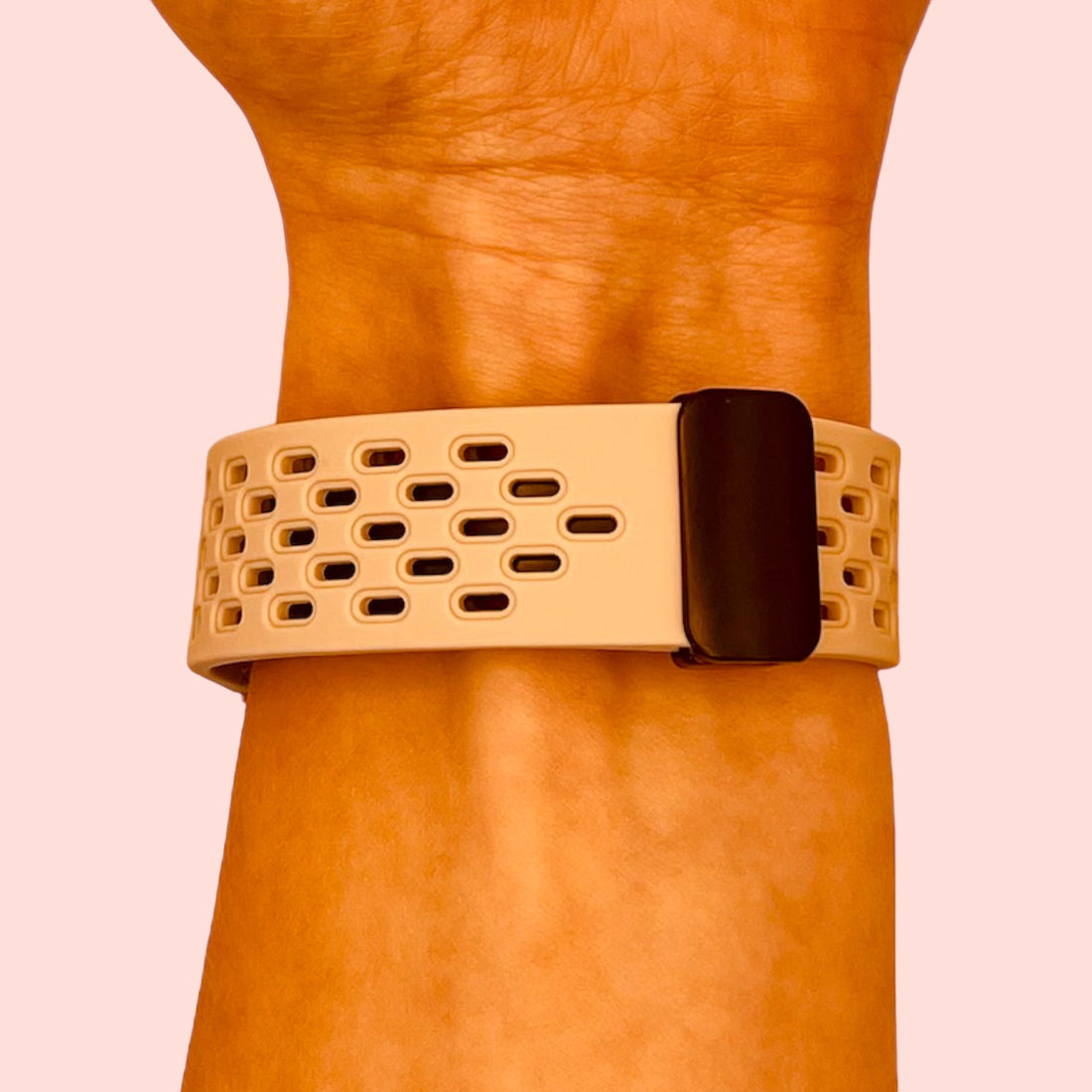 cream-magnetic-sports-garmin-venu-x1-watch-straps-nz-magnetic-sports-watch-bands-aus