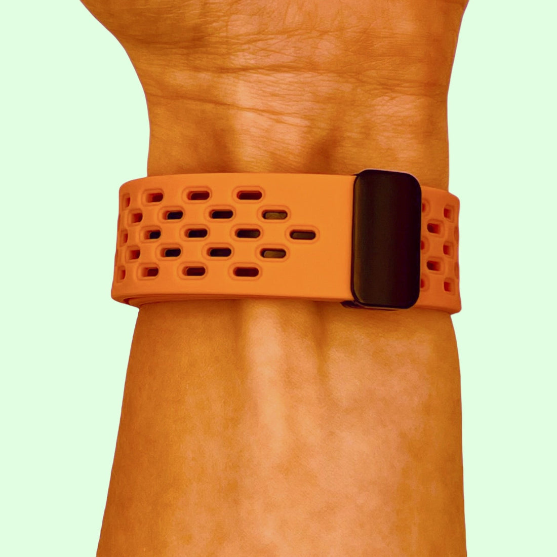 orange-magnetic-sports-garmin-venu-x1-watch-straps-nz-magnetic-sports-watch-bands-aus