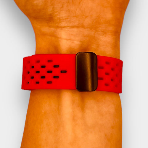 red-magnetic-sports-xiaomi-amazfit-t-rex-ultra-watch-straps-nz-magnetic-sports-watch-bands-aus