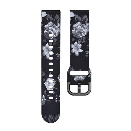 black-white-samsung-galaxy-fit-3-watch-straps-nz-pattern-straps-watch-bands-aus