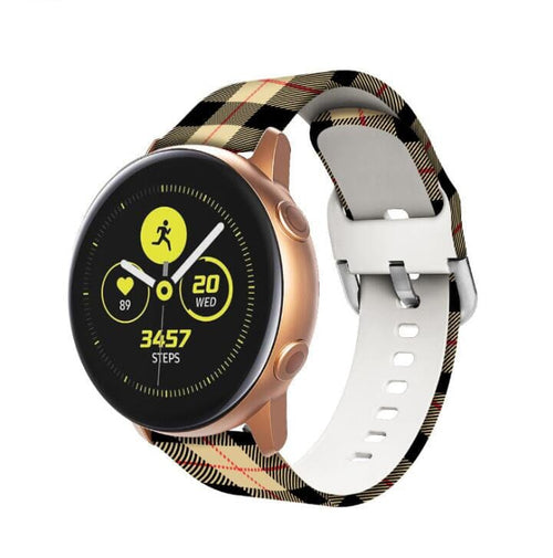 tartan-garmin-forerunner-165-watch-straps-nz-pattern-straps-watch-bands-aus