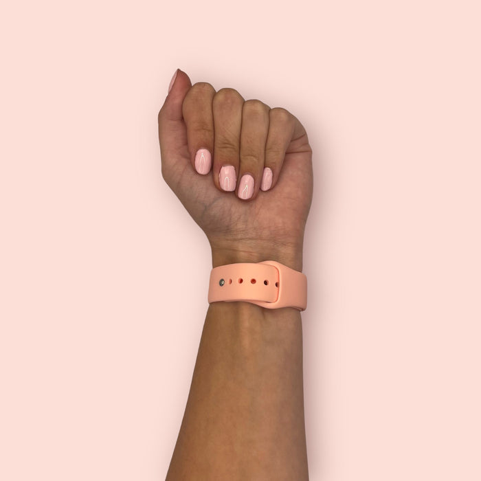 peach-fitbit-versa-watch-straps-nz-silicone-button-watch-bands-aus