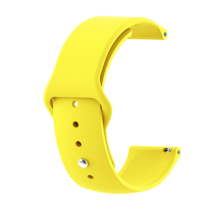 yellow-xiaomi-amazfit-gtr-47mm-watch-straps-nz-silicone-button-watch-bands-aus