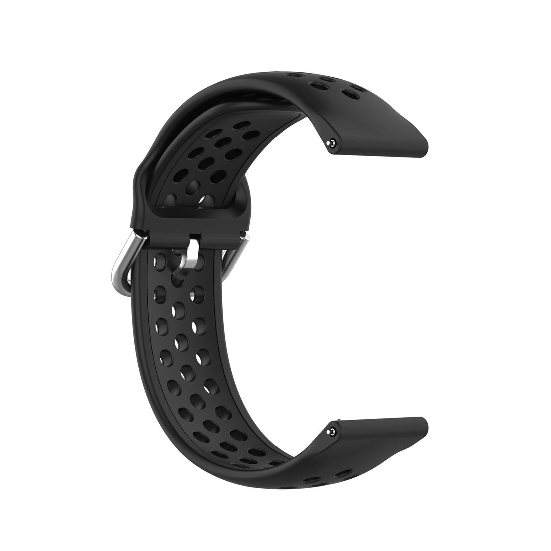 black-polar-vantage-m3-watch-straps-nz-silicone-sports-watch-bands-aus