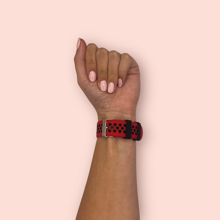 red-black-samsung-galaxy-fit-3-watch-straps-nz-silicone-sports-watch-bands-aus