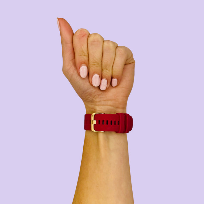 purple-rose-gold-buckle-kogan-active+-ii-smart-watch-watch-straps-nz-silicone-rose-gold-buckle-watch-bands-aus