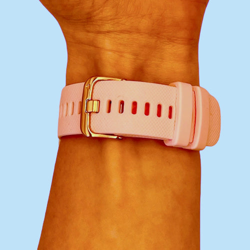 pink-rose-gold-buckle-xiaomi-amazfit-smart-watch,-smart-watch-2-watch-straps-nz-silicone-rose-gold-buckle-watch-bands-aus