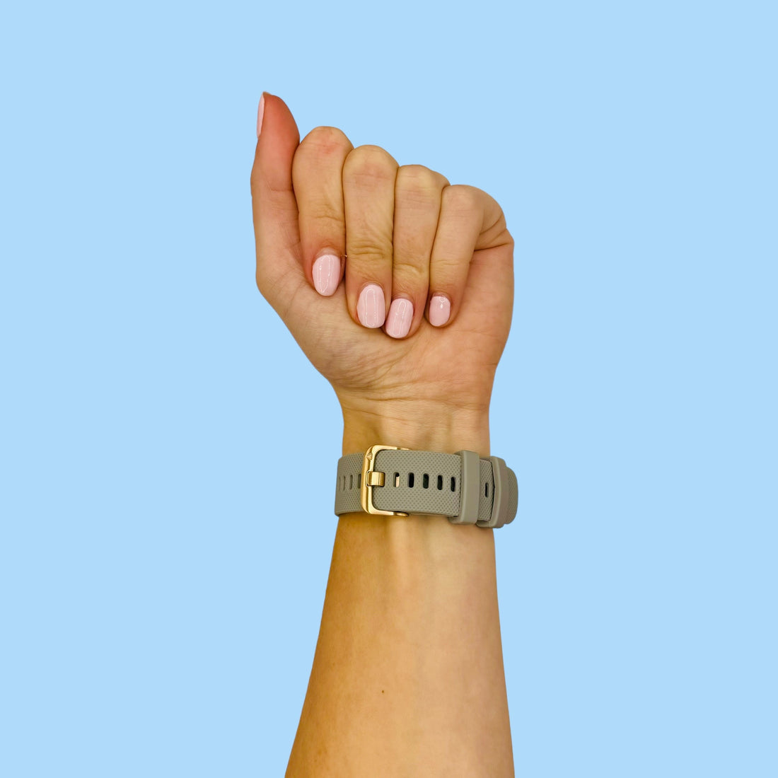 grey-rose-gold-buckle-garmin-venu-x1-watch-straps-nz-silicone-rose-gold-buckle-watch-bands-aus