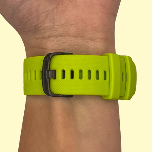 lime-green-ticwatch-5-pro-watch-straps-nz-silicone-watch-bands-aus