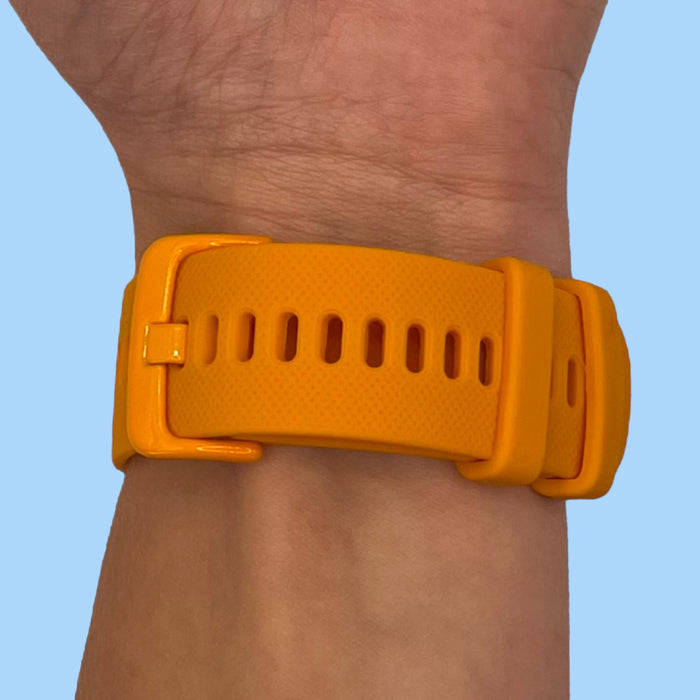 orange-samsung-galaxy-watch-3-(45mm)-watch-straps-nz-silicone-watch-bands-aus