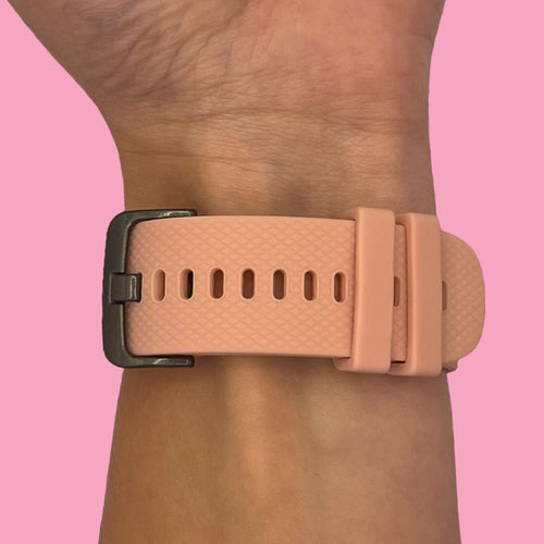 peach-huawei-watch-3-pro-watch-straps-nz-silicone-watch-bands-aus