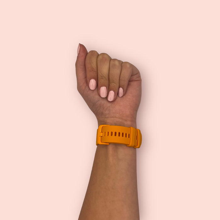 orange-samsung-galaxy-watch-3-(45mm)-watch-straps-nz-silicone-watch-bands-aus