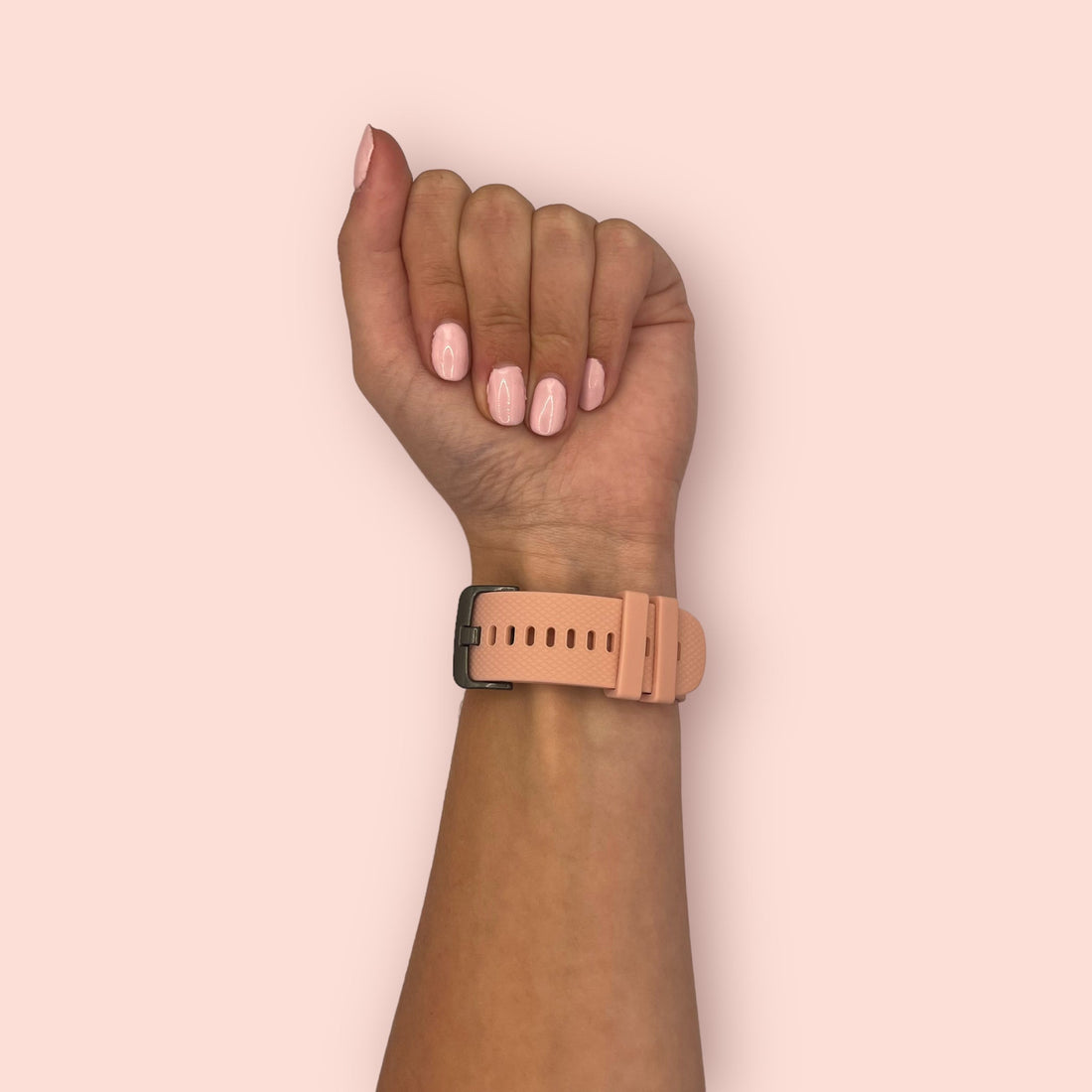 peach-garmin-forerunner-265-watch-straps-nz-silicone-watch-bands-aus