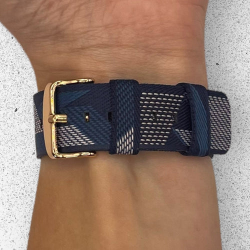 blue-pattern-xiaomi-gts-gts-2-range-watch-straps-nz-canvas-watch-bands-aus
